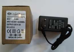 Блок питания импульсный 12V 3A LP-224 5.5*2,5