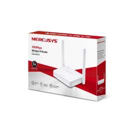 Маршрутизатор: MERCUSYS MW301R (2.4 ГГц, 1хWAN, 2х10/ 100 Мбит/ с, 2,4 ГГц 300 Мбит/ с)