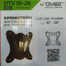 Кронштейн для ЖК, DTV 01-26 10"-26", 20 кг