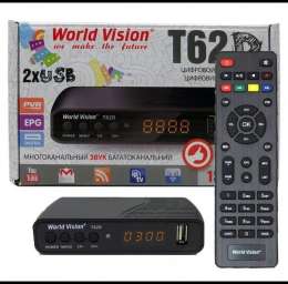 Приемник эфирный DVB-T2 World Vision T62D